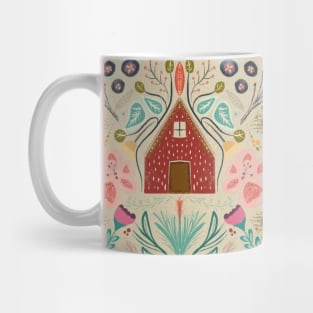 Nordic Nook: A Charming Array of Colorful Scandinavian Houses Mug